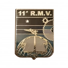 DISTINTIVO DA CAMICIA 25X32MM IN METALLO CON STEMMA 11 RMV