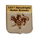 DISTINTIVO DA CAMICIA 28X32 MM IN METALLO CON STEMMA 121 SQUADRIGLIA