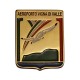 DISTINTIVO DA CAMICIA 25X32MM IN METALLO CON STEMMA AEROPORTO VIGNA DI VALLE