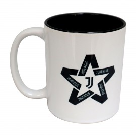 MUG IN CERAMICA CON INTERNO NERO STELLA JUVENTUS