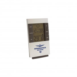 STAZIONE METEO CON PREVISIONE DEL TEMPO DISPLAY ILLUMINATO LCD, FUNZIONE ALLARME, INDICAZIONE DEL GIORNO, TERMOMETRO,