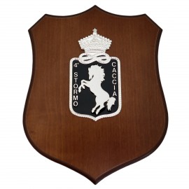 CREST ARALDICO 4° STORMO AERONAUTICA MILITARE MIS CM 22,5 X 17,5