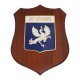 CREST IN METALLO SMALTATO BASE LEGNO CL3 22,50 X 17,50 60 STORMO