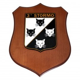 CREST ARALDICO 3° STORMO AERONAUTICA MILITARE MIS CM 22,5 X 17,5