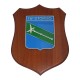 CREST IN METALLO SMALTATO BASE LEGNO CL3 22,50 X 17,50 16 STORMO