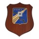CREST IN METALLO SMALTATO BASE LEGNO CL3 22,50 X 17,50 3 GRUPPO MANUTENZIONE