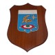 CREST IN METALLO SMALTATO BASE LEGNO CL3 22,50 X 17,50 CENTRO TECNICO RIFORNIMENTI
