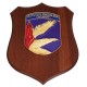 CREST IN METALLO SMALTATO BASE LEGNO CL3 22,50 X 17,50 IST MADDALENA CADIMARE