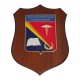 CREST IN METALLO SMALTATO BASE LEGNO CL3 22,50 X 17,50 SERVIZIO DI COMMISSARIATO E AMMINISTRAZIONE