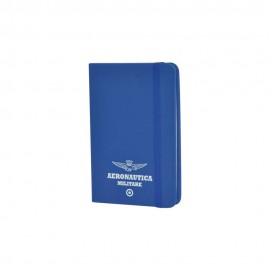 BLOCCO PER APPUNTI (98 FOGLI) CON SEGNALIBRO, CHIUSURA CON ELASTICO 9,4X14,5X1,5 CM AERONAUTICA MILITARE