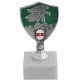 TROFEINO IN METALLO LOGO SMALTATO COMANDO TRUPPE ALPINE ESERCITO