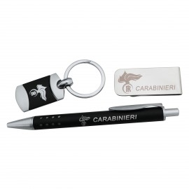 SET PENNA PORTACHIAVI E ACCENDINO CARABINIERI