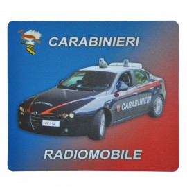 TAPPETINO MOUSE RADIOMOBILE CARABINIERI CON SFONDO SFUMATO