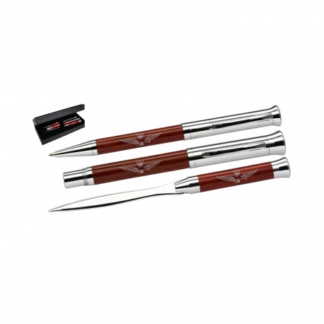SET PENNA A SFERA REFILL NERO, PENNA STILOGRAFICA E TAGLIACARTE