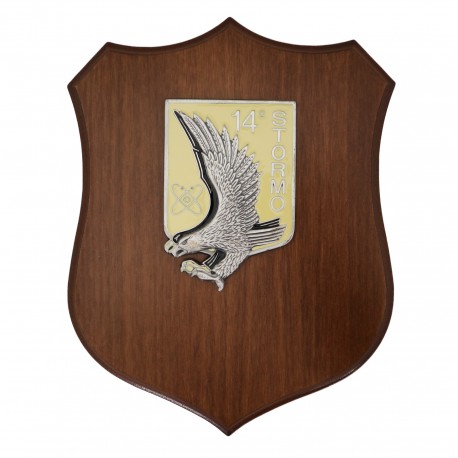 CREST ARALDICO 14° STORMO AERONAUTICA MILITARE MIS CM 22,5 X 17,5