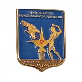 DISTINTIVO DA CAMICIA 25X32MM IN METALLO CON STEMMA CENTRO LOGISTICO MUN
