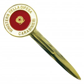 TAGLIACARTE PALETTA MINISTERO DELLA DIFESA CARABINIERI