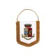 GAGLIARDETTO CON STEMMA ARALDICO POLIZIA DI STATO PICCOLO 14 X 12 CM