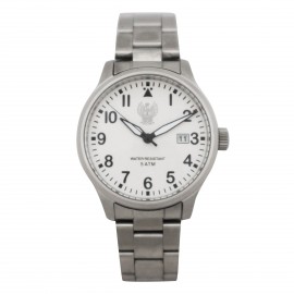 OROLOGIO ANALOGICO QUADRANTE BLU AQUILA POLIZIA DI STATO CINTURINO ACCIAIO