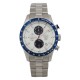 OROLOGIO CRONO QUADRANTE BLU AQUILA POLIZIA DI STATO CINTURINO ACCIAIO