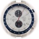 OROLOGIO CRONO QUADRANTE BLU AQUILA POLIZIA DI STATO CINTURINO ACCIAIO