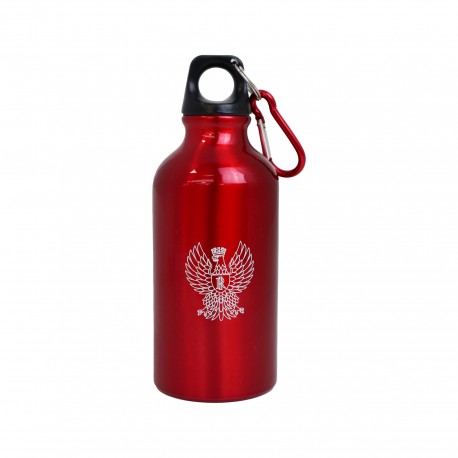 BORRACCIA WATERPROOF BORDEAUX CAPACITA' 400ML CON AQUILA POLIZIA DI STATO