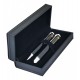 SET BIRO + ROLLER TRIANGOLARI LOGO POLIZIA DI STATO IN ASTUCCIO NERO