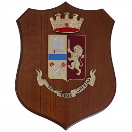 CREST ARALDICO SMALTATO POLIZIA DI STATO CM 22,5X17,5