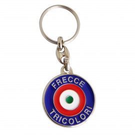 PORTACHIAVI IN METALLO SMALTATO FRECCE TRICOLORI