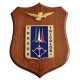 CREST ARALDICO CON STEMMA FRECCE TRICOLORI CM 22,5x17,5