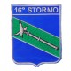 TOPPA DISTINTIVO RICAMATA DA CUCIRE 70X90 MM 16 STORMO