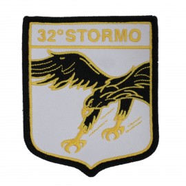 TOPPA DISTINTIVO RICAMATO CON VELCRO 75X95 MM 32 STORMO