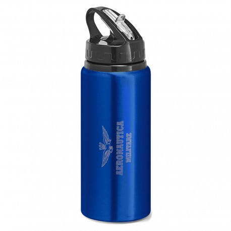 BORRACCIA BOTTON PUSH 600 ML, BECCUCCIO PIEGHEVOLE, IN ACCIAIO INOSSIDABILE, TAPPO IN PLASTICA