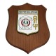 CREST IN METALLO SMALTATO BASE LEGNO CL3 22,50 X 17,50 CM CCENTRO SELEZIONE
