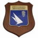 CREST IN METALLO SMALTATO BASE LEGNO CL3 22,50 X 17,50 CM ISTITUTO MEDICINA