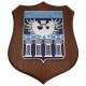 CREST IN METALLO SMALTATO BASE LEGNO CL3 22,50 X 17,50 CM ISPET SIC VOLO