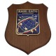 CREST IN METALLO SMALTATO BASE LEGNO CL3 22,50 X 17,50 CM RAMI EATC