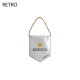 GAGLIARDETTO PENTAGONALE BIFACCIALE 11X9 CM ESERCITO