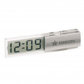 OROLOGIO DA SCRIVANIA ARGENTATO