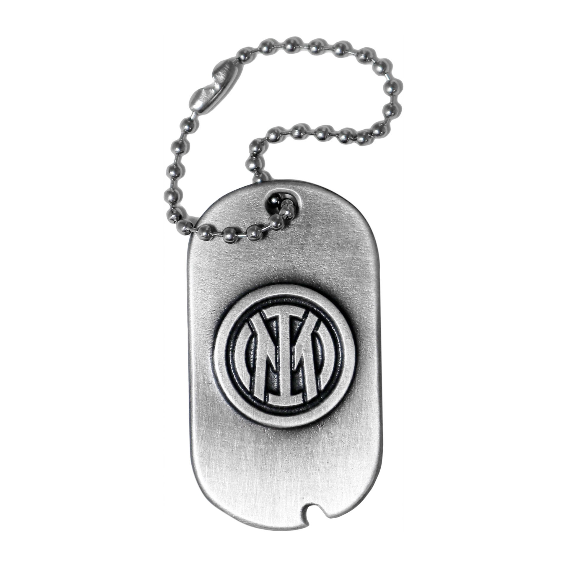 Portachiavi Ufficiale Inter (Internazionale) Con Borchia In Metallo - Design Moderno Con Gancio