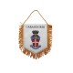 GAGLIARDETTO ARALDICO PENTAGONALE PICCOLO 12X11,5 CM CARABINIERI