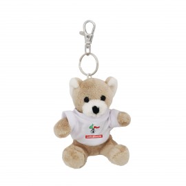 PORTACHIAVI ORSETTO PELUCHE 8 CM MAGLIETTA