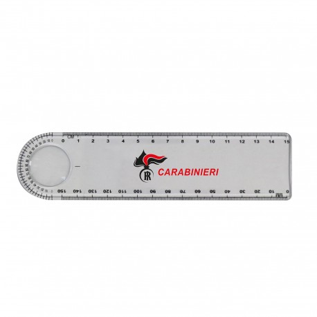 RIGHELLO DA 15 CM IN PLASTICA LOGO CC