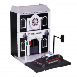 MODELLINO BURAGO CITY CARABINIERI 1:43 CON ALFA ROMEO GIULIA 1:43