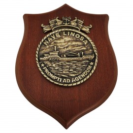 CREST IN METALLO M.M. NAVE LINOSA