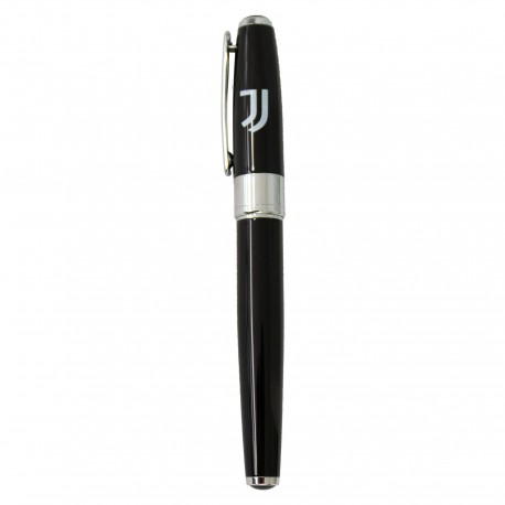ROLLER IN OTTONE CON FUSTO LACCATO NERO STAMPATO LOGO UFFICIALE JUVENTUS