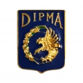 DISTINTIVO DA CAMICIA 25X32MM IN METALLO CON STEMMA DIPMA