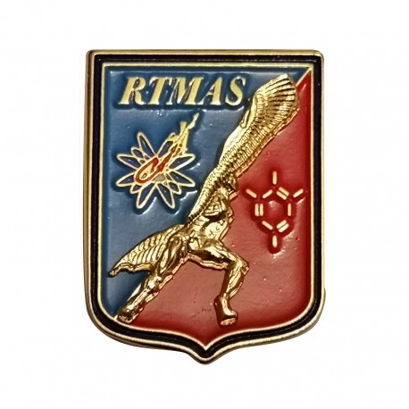 DISTINTIVO DA CAMICIA 25X32MM IN METALLO CON STEMMA RTMAS