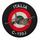 TOPPA DISTINTIVO RICAMATO CON VELCRO Dia 90 MM C130J