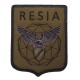 TOPPA DISTINTIVO RICAMATO CON VELCRO 70X90 MM RESIA